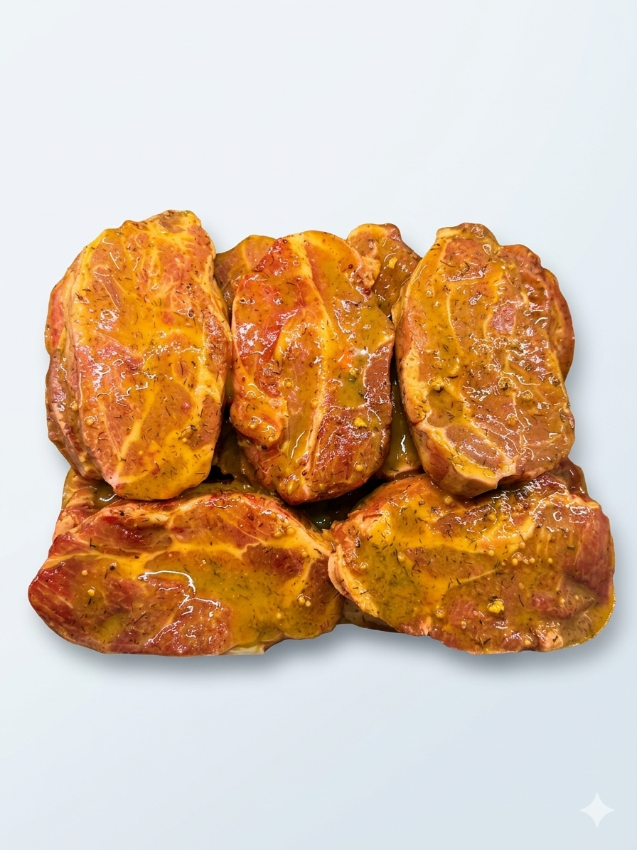 Свинина шашлык Горчица и хрен BBQ