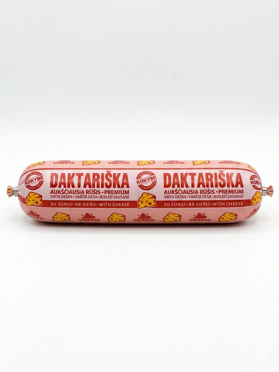 Колбаса варёная с сыром Lemmik 1 кг