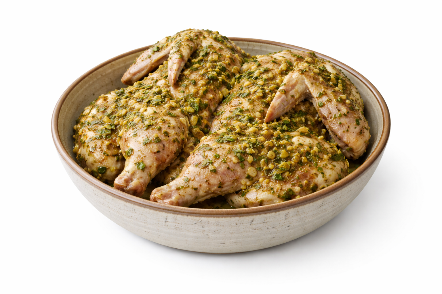 Kana Tibu Rohelise Küüslaugu (Marinated Chicken)