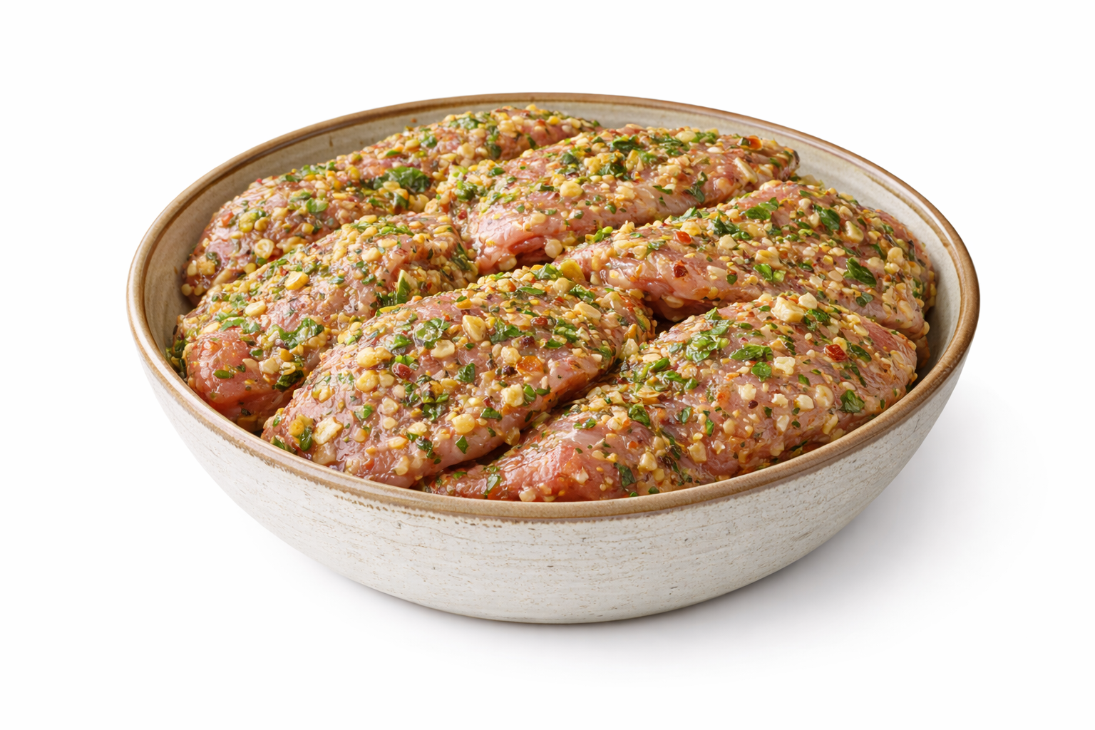 Sea Minuti Pihv Rohelise Küüslaugu (Marinated Pork)