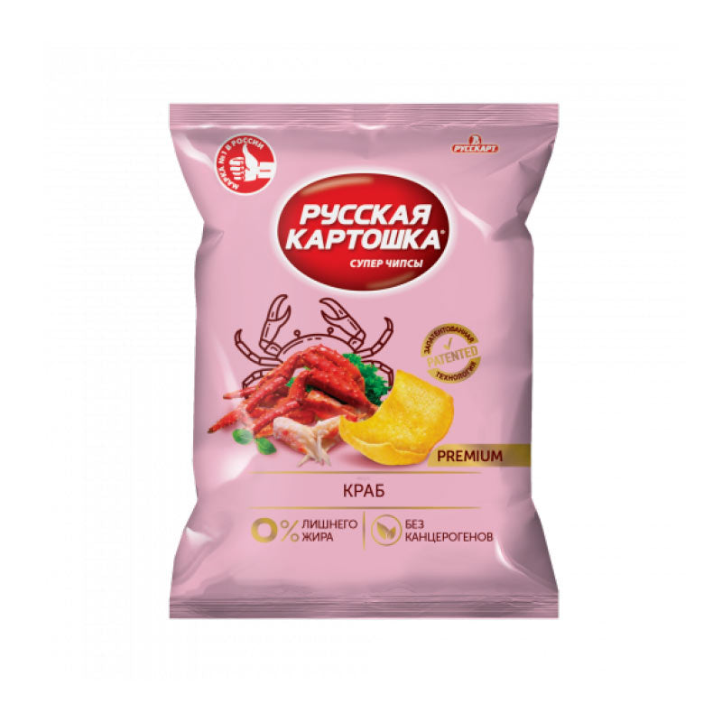 Vene kartulikrõpsud crab 200 g