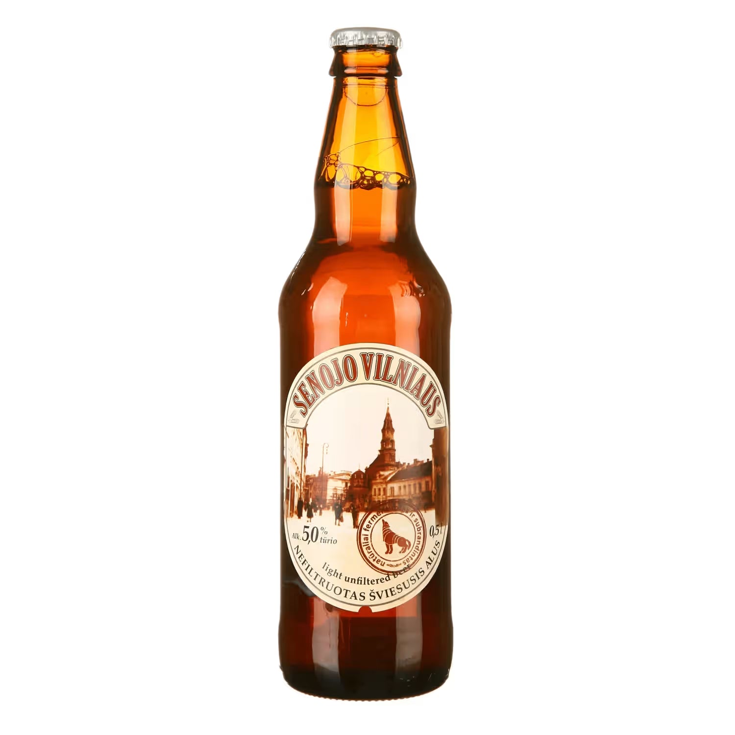 Senojo Vilniaus filtreerimata 5,0% 0,5 l